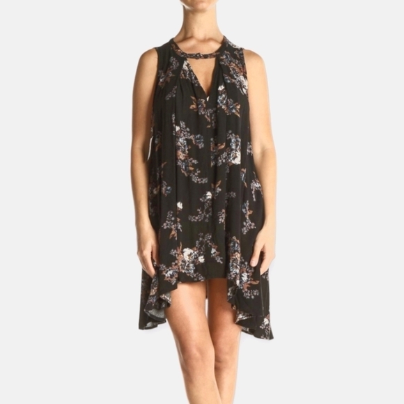 Free People Printed Snap Out Of It Rayon Dress / tunic size Medium - Picture 1 of 12